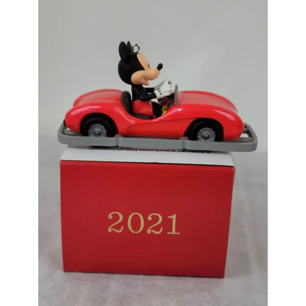 Hallmark Keepsake *Disney Autopia Mickey* Futuristic Freeway to Fun Ornament NIB